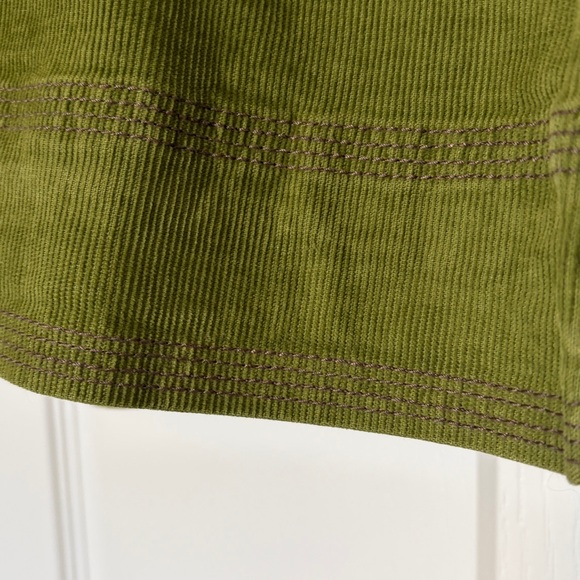 Boden apple  Green Mini Skirt sz 16 corduroy - Picture 4 of 8